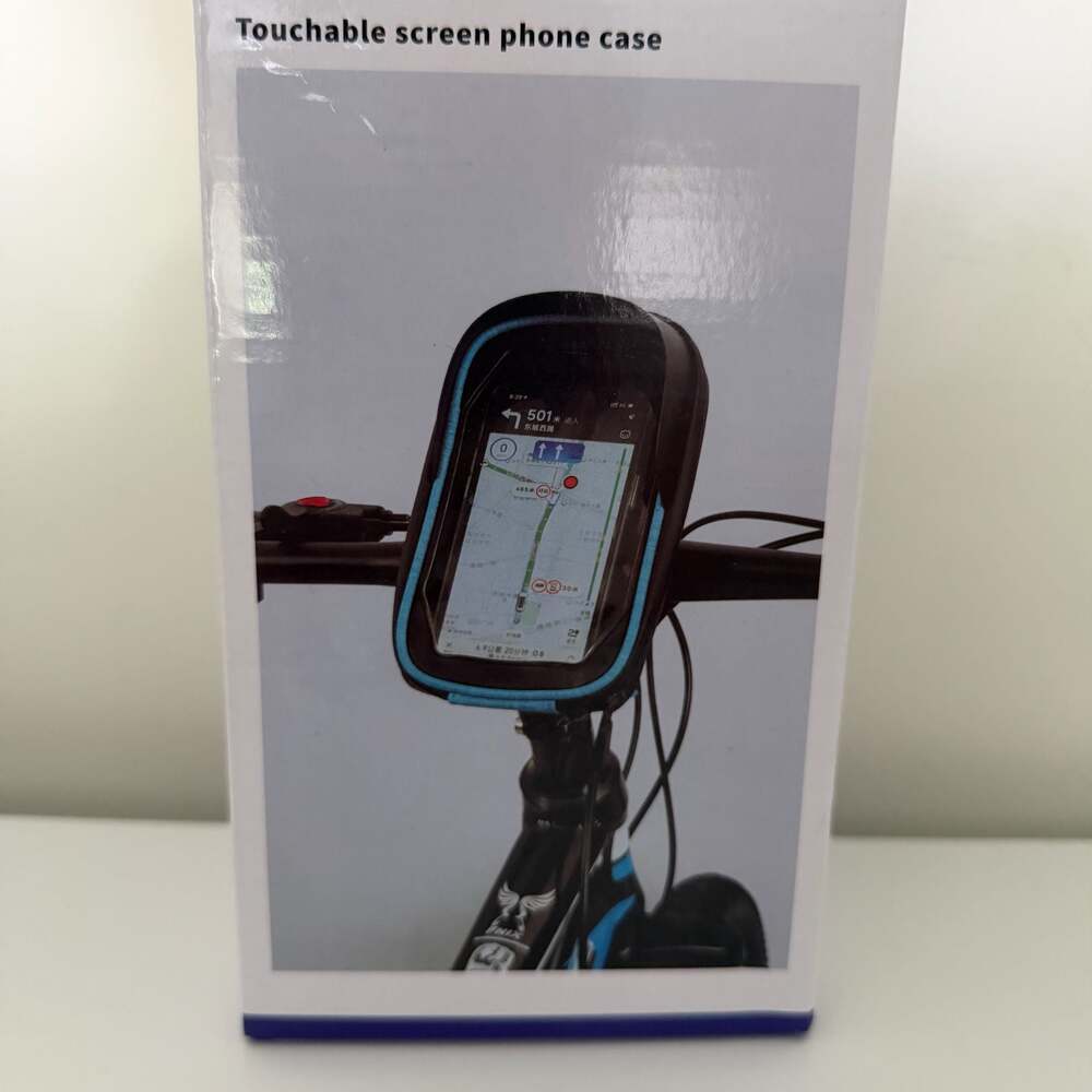 Bicycle Handlebar Mount Touchable Screen Phone Case, Universal